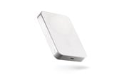 Nødlader - ZENS Slim Qi2 Aluminium Powerbank 10.000 mAh - White Nødlader - Hvit - 10000 mAh - ZEPP10W/00