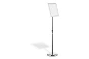 Skilt & Kort - DURABLE Gulvskilt aluminium med klikramme A4 - 479823