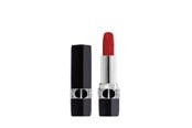 Sminke - Christian Dior Rouge, Satin Matte, Cream Lipstick, Iconic Red, 3.5 g - 3348901647847