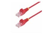 Nettverkskabel - StarTech.com 5m Red Slim CAT6 Ethernet Cable Snagless 28AWG LSZH - patch cable - 5 m - red - Rød - 5m - N6PAT5MRDS
