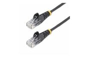 Nettverkskabel - StarTech.com 7m Black Slim CAT6 Ethernet Cable Snagless 28AWG LSZH - patch cable - 7 m - black - Svart - 7m - N6PAT7MBKS