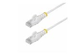 Nettverkskabel - StarTech.com 7m White Slim CAT6 Ethernet Cable Snagless 28AWG LSZH - patch cable - 7 m - white - Hvit - 7m - N6PAT7MWHS
