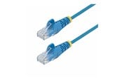 Nettverkskabel - StarTech.com 10m Blue Slim CAT6 Ethernet Cable Snagless 28AWG LSZH - patch cable - 10 m - blue - Blå - 10m - N6PAT10MBLS
