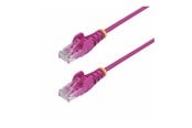 Nettverkskabel - StarTech.com 10m Pink Slim CAT6 Ethernet Cable Snagless 28AWG LSZH - patch cable - 10 m - pink - Rosa - 10m - N6PAT10MPKS