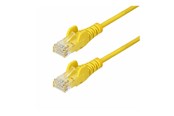 Nettverkskabel - StarTech.com 1.5m Yellow Slim CAT6 Ethernet Cable Snagless 28AWG LSZH - patch cable - 1.5 m - yellow - Gul - 1m - N6PAT150CMYLS