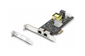 Nettverksadapter - StarTech.com 2-Port 2.5Gbps PoE Network Card Intel I225-V 802.3af/at - network adapter - PCIe 2.0 x2 - 10M/100M/1G/2.5 Gigabit Ethernet x 2 - PR22GIP-NETWORK-CARD