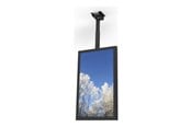Veggmontering, AV-braketter & AV-møbler - HI-ND mounting component - portrait - for digital signage LCD panel - black RAL 9005 - Max - recommended for 49" - CC4925-5101-02