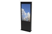 Veggmontering, AV-braketter & AV-møbler - HI-ND Single Totem Exclusive stand - portrait - for flat panel - black - Max - recommended for 65" - ST6500-5001-02