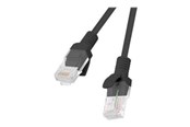 Nettverkskabel - Lanberg patch cable - 3 m - RAL 9004 black - Svart - 3m - PCU6-10CC-0300-BK