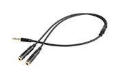 Lydkabel - Gembird Cablexpert audio adaptor - 20 cm - CCA-417M