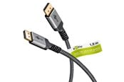 Skjermkabel - Pro DisplayPort Plus 2.0/2.1 - Skjermkabel - 3m - Grå - DP-plus-2.1/2.0-3m-grey