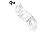 Mobil - Adaptere og ladere - j5create Qi2 3-in-1 Magnetic Travel Wireless Charging Station - JUPW3215W-N