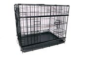 Hund - Active Canis - Premium bur med skyvedør - Svart - 61 x 46 x 51 - 97403