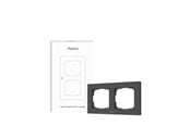 Smarthus - Aqara Switch Frame H2 EU Grey (2-gang) - AQA_FE-X01D-G