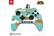 Spill - Tilbehør - PowerA Kablet Advantage-kontroller for Nintendo Switch 2 - Mario-tid - NSGP0527-01