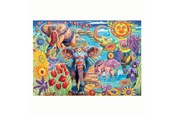 Puslespill - Clementoni Jigsaw Puzzle Artwork Elephants Carnival 500pcs. Gulv - 35572