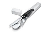 Kjøkkenredskaper - Victorinox Classic Paring Knife Fork and Spoon Set (Black) - V-6.71 92.F3