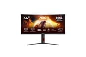 Skjerm - 34" AOC CU34G4 - 3440x1440 (UWQHD) - 180Hz - VA - CU34G4