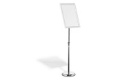 Konferanse & Presentasjon - DURABLE Gulvskilt aluminium med klikramme A3 - 479923