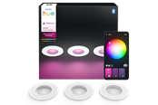 Smarthus - Philips Hue Xamento Bathroom innfelt downlight 3-pakning - 929004611301