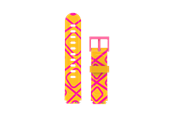Smartklokke - Tilbehør - Xplora XGO3 Strap - Yellow Giraffe - XGO3-STR-RP-GRAFF