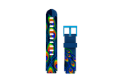 Smartklokke - Tilbehør - Xplora XGO3 Strap - Blue Peacock - XGO3-STR-RP-PEACO