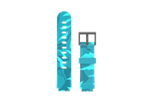 Smartklokke - Tilbehør - Xplora XGO3 Strap - Turquoise Dinosaur - XGO3-STR-RP-DINOS