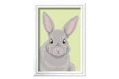 Kreative leker - Ravensburger CreArt Paint by Numbers - Gray Rabbit - 237180