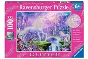 Puslespill - Ravensburger Jigsaw puzzle XXL Kingdom of the Unicorns 100 pcs. Gulv - 129072