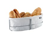 Kjøkkenredskaper - GEFU Brødkurv hvit oval BRUNCH - G33661