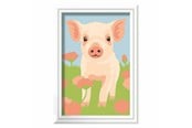 Kreative leker - Ravensburger CreArt Paint by Numbers - Pig - 23970 2