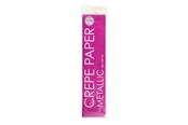 Arts & Crafts - Tilbehør - Globos - Metallic Crepe Paper Pink 50x150cm - 6364