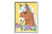 Kreative leker - Ravensburger CreArt Paint by Numbers - Horse with Flowers - 23980 1
