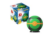 Puslespill - Ravensburger 3D Puzzle Ball Pokémon Pokéball Green 54pcs. 3D Puslespill - 116263