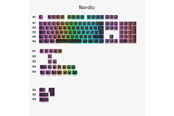 Tastatur - Glorious Aura V3 tastehetter, svart – Nordisk ISO – (131 taster) - GLO-KB-ACC-KC-GPBT-AURA-BLK-ND