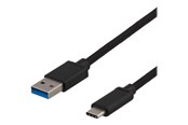 USB - Deltaco - USB-C adapter - 24 pin USB-C to USB Type A - 25 cm - USBC-1150