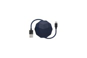 USB - Usbepower COSMO Lightning - 1.2m Lightning cable with case - Navy - COSMO_L_N