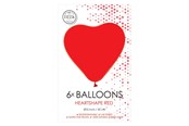 Leketøy - Globos - Balloons Heart Balloons Red 30cm 6pcs. - 1121901