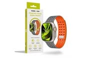 Smartklokke - Tilbehør - Mobile Origin Magnetic Strap - grey/orange - Apple Watch 49mm/46mm/45mm/44mm - AWMS-01-GRY-ORG