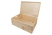 Barnerom - Playwood - Pine Storage Chest with Hinged Lid (40x30x23cm) - SL1002