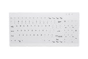 Tastatur - Cherry Active Key AK-C7012 - keyboard - Tastatur - Tysk - Hvit - AK-C7012F-U1-W/GE