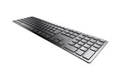 Tastatur - Cherry KW 9100 SLIM - Tastatur - Czech/Slovenian - Sølv - JK-9100CS-2