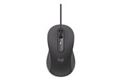 Mus - Logitech Signature M520 L for Business - Mus - Optisk - 4 - Grå - 910-007511