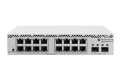 Switch/splitter - MikroTik CSS318-16G-2S+IN - switch - 18 ports - smart - rack-mountable - CSS318-16G-2S+IN