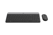 Tastatur - Logitech Slim Wireless Combo MK470 - Tastatur & Mussett - Kroatisk - Hvit - 920-009264