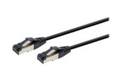 Nettverkskabel - Gembird Cablexpert patch cable - 2 m - black - Svart - 2m - PP8-LSZHCU-BK-2M