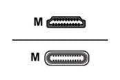 Skjermkabel - Crestron Electronics Crestron FT2A-CBL-PT Series adapter cable - HDMI / USB - 2.4 m - FT2A-CBL-PT-4K-USBC-HD