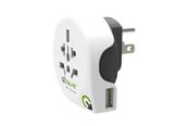 Diverse kabel - Q2Power USA to Europe - power connector adaptor - NEMA 5-15 to CEE 7/4 - EU->USA - W2US-USB