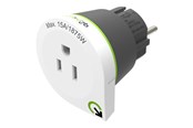 Diverse kabel - Q2Power USA to Europe - power connector adaptor - NEMA 5-15 to CEE 7/4 - W2US-USB