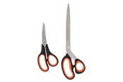 Håndverktøy - Boxer Scissors set 2 pieces 175 & 275 mm. ABS+TRP handle 430SS steel - 32294